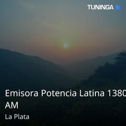 Emisora Potencia Latina 1380 AM
