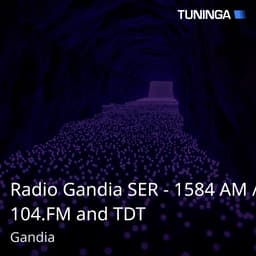 Radio Gandia SER - 1584 AM / 104.FM and TDT