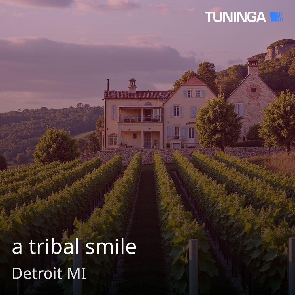 a tribal smile